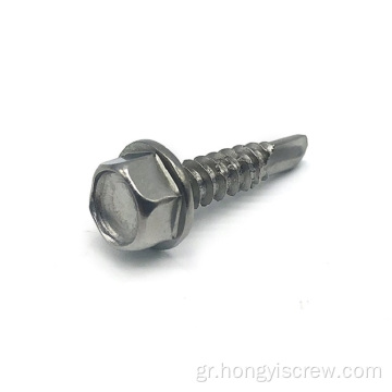 Μεταλλικό νήμα Hex Flange Self Drilling Screws